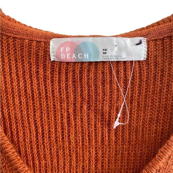 NWOT Free People Beach Hooded Sweater Dress XS - Picture 5 of 7